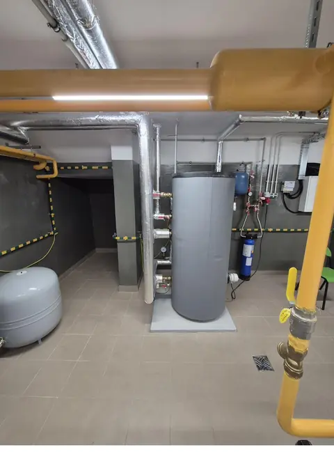 Węzeł cieplny - widok instalacji